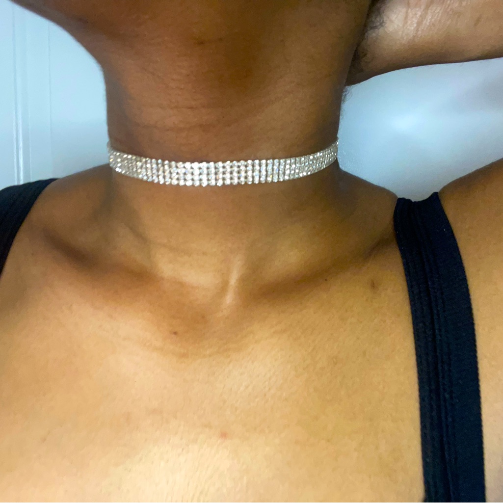 3 Piece Bundle - Elegant Silver Choker Necklace 15$